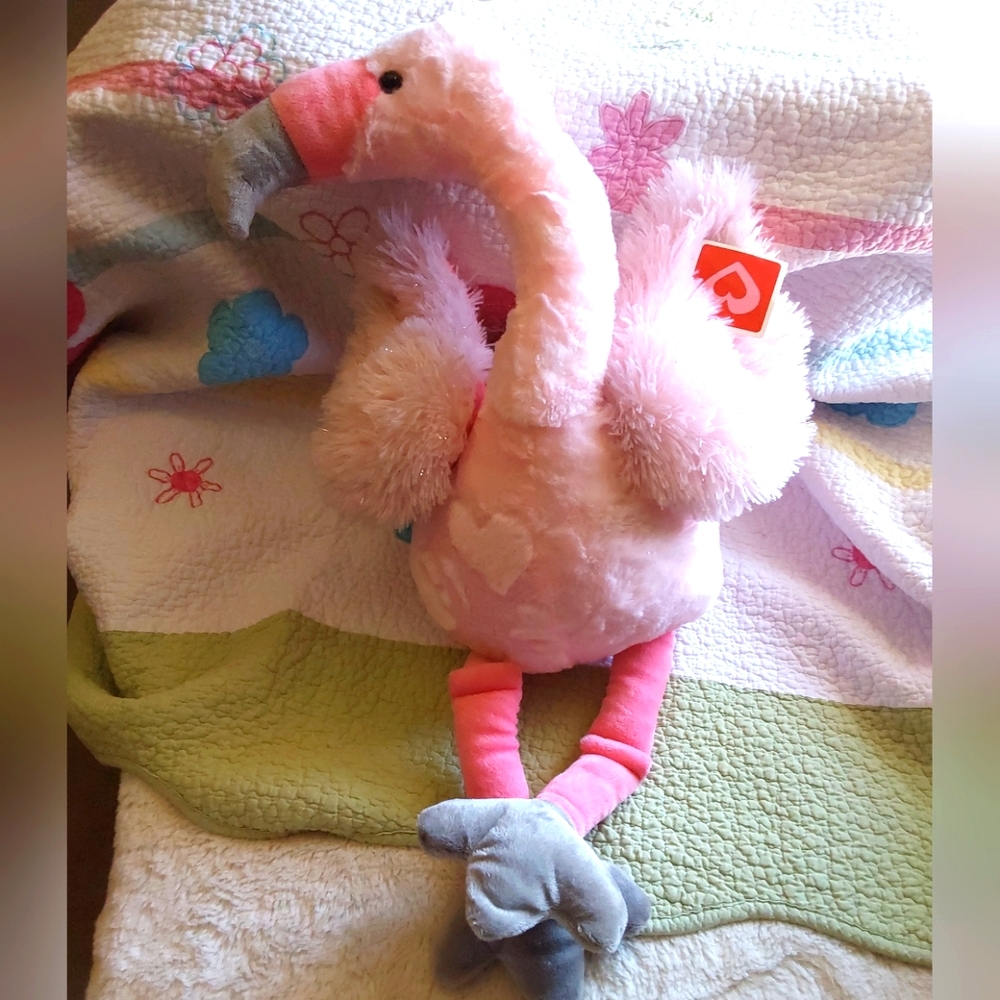 🌺 NWT Dan Dee Collector's Choice Pink Flamingo Plush Toy